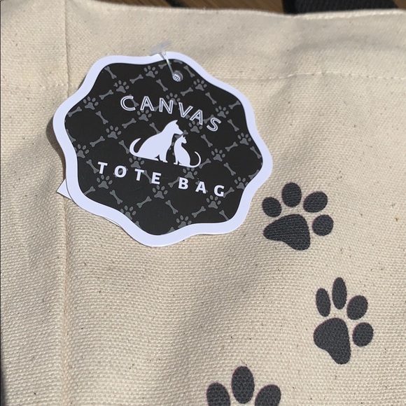 New Canvas reusable Tote Bag - Picture 3 of 4